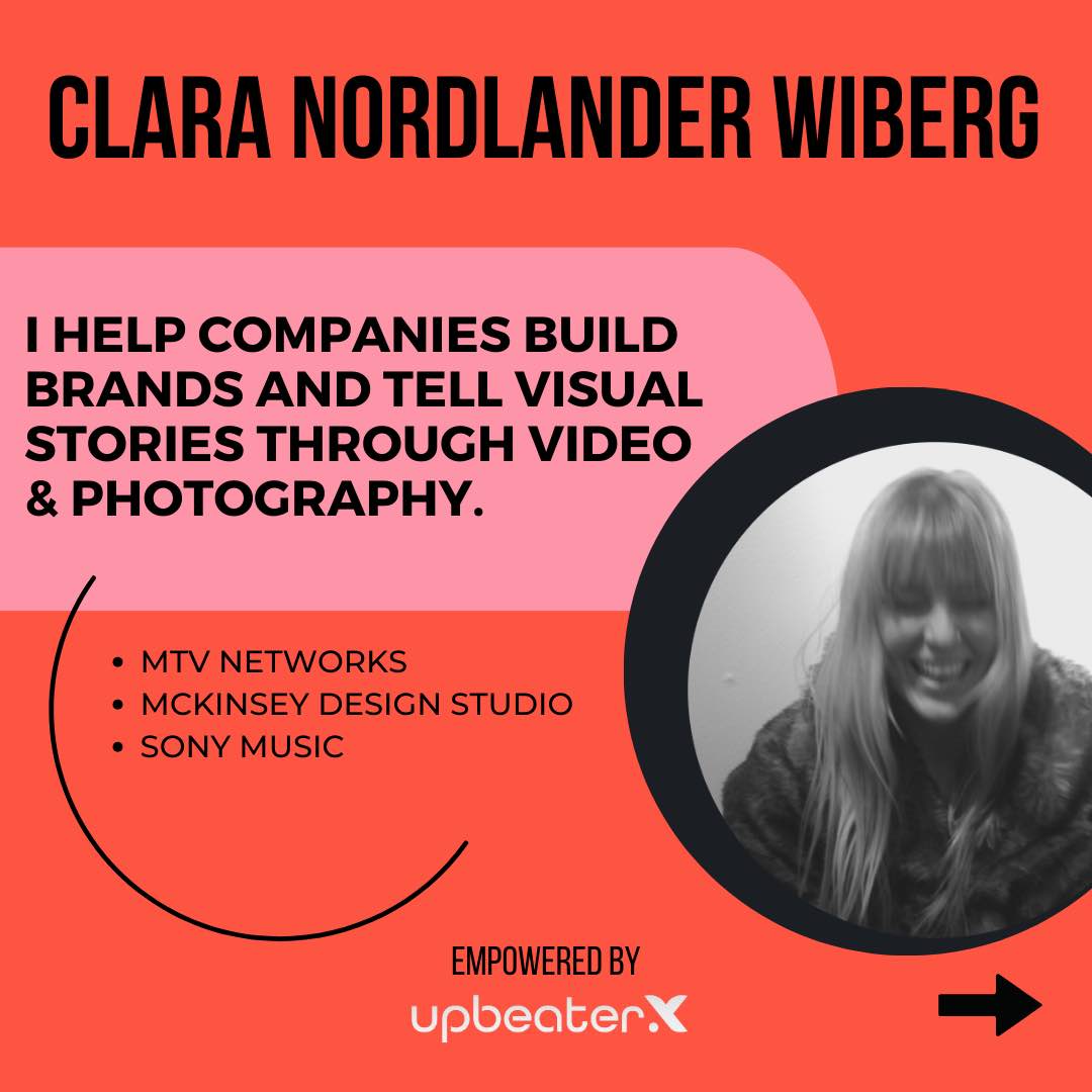 Storyteller Freelancer Clara Nordlander Wiberg